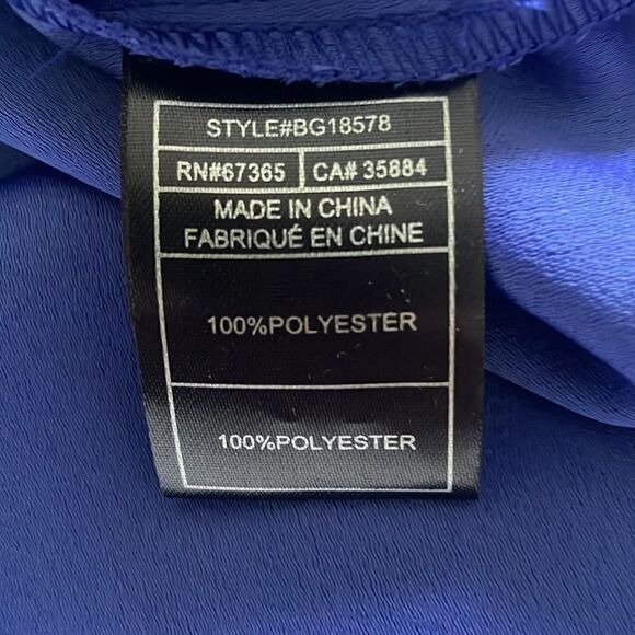 BB Dakota Blue Crepe Shift Dress - Picture 5 of 6